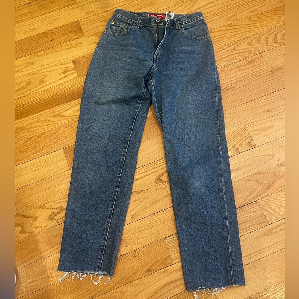 Levi's Dark Blue Straight Leg 550 Women's Jeans